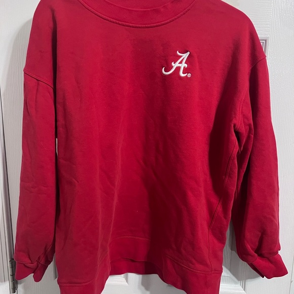 lululemon athletica Sweaters - lululemon athletica Red Crew Neck Sweater, University of Alabama, Size M